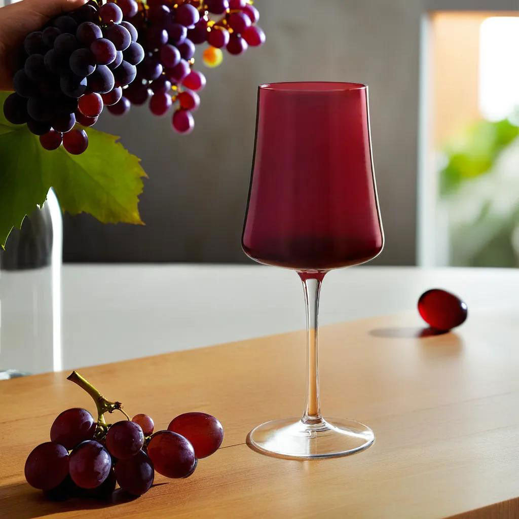 Conjunto 2 Taças de Vinho Home&Co Latour Vidro 460ml Vermelho