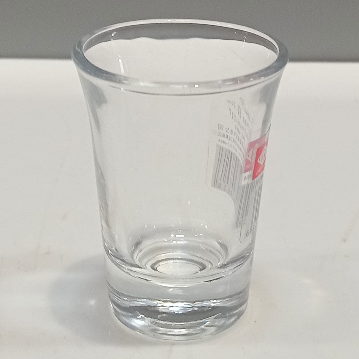 Copo Shot de Vidro Transparente 35ml - 6 Peças 6x4cm