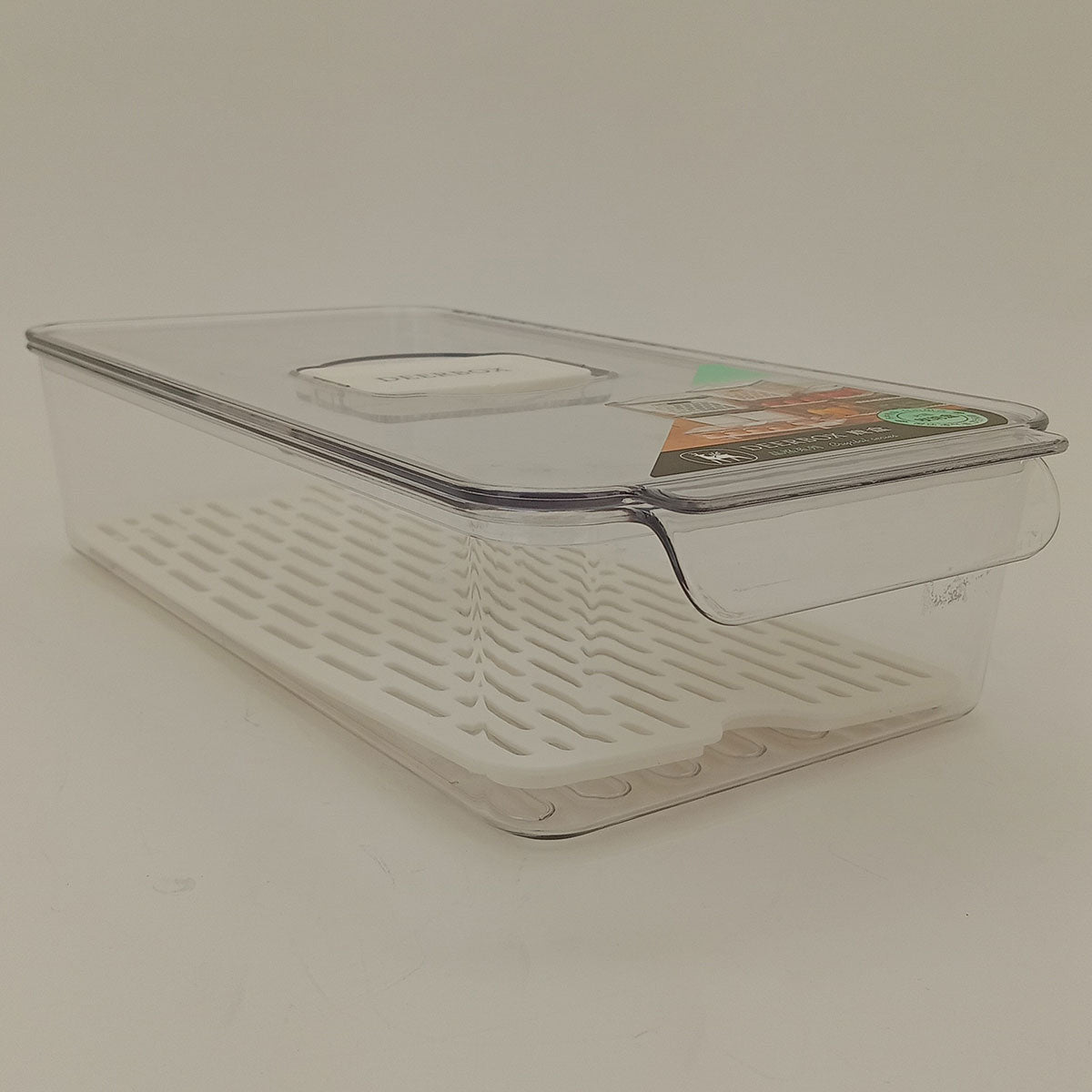 Caixa Organizadora para Geladeira Acrílico Transparente 7x16x31cm