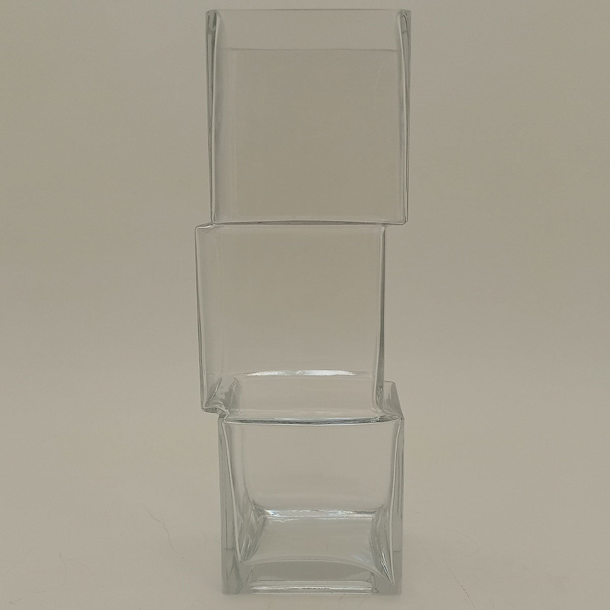 Vaso Vidro 30x10x10cm Transparente