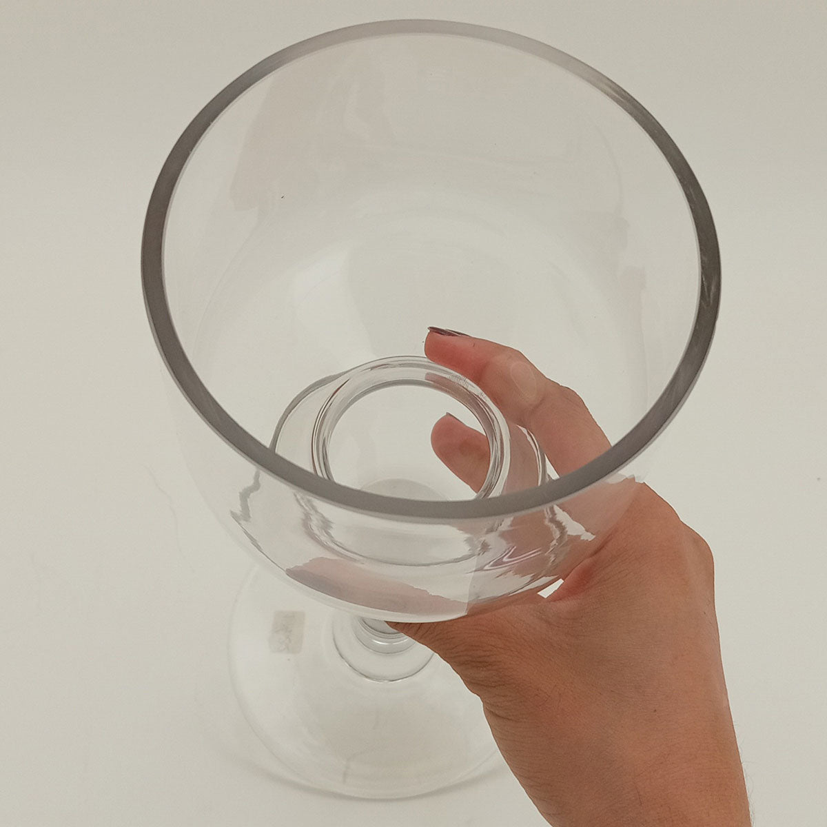 Vaso Vidro 30x12x12cm Transparente