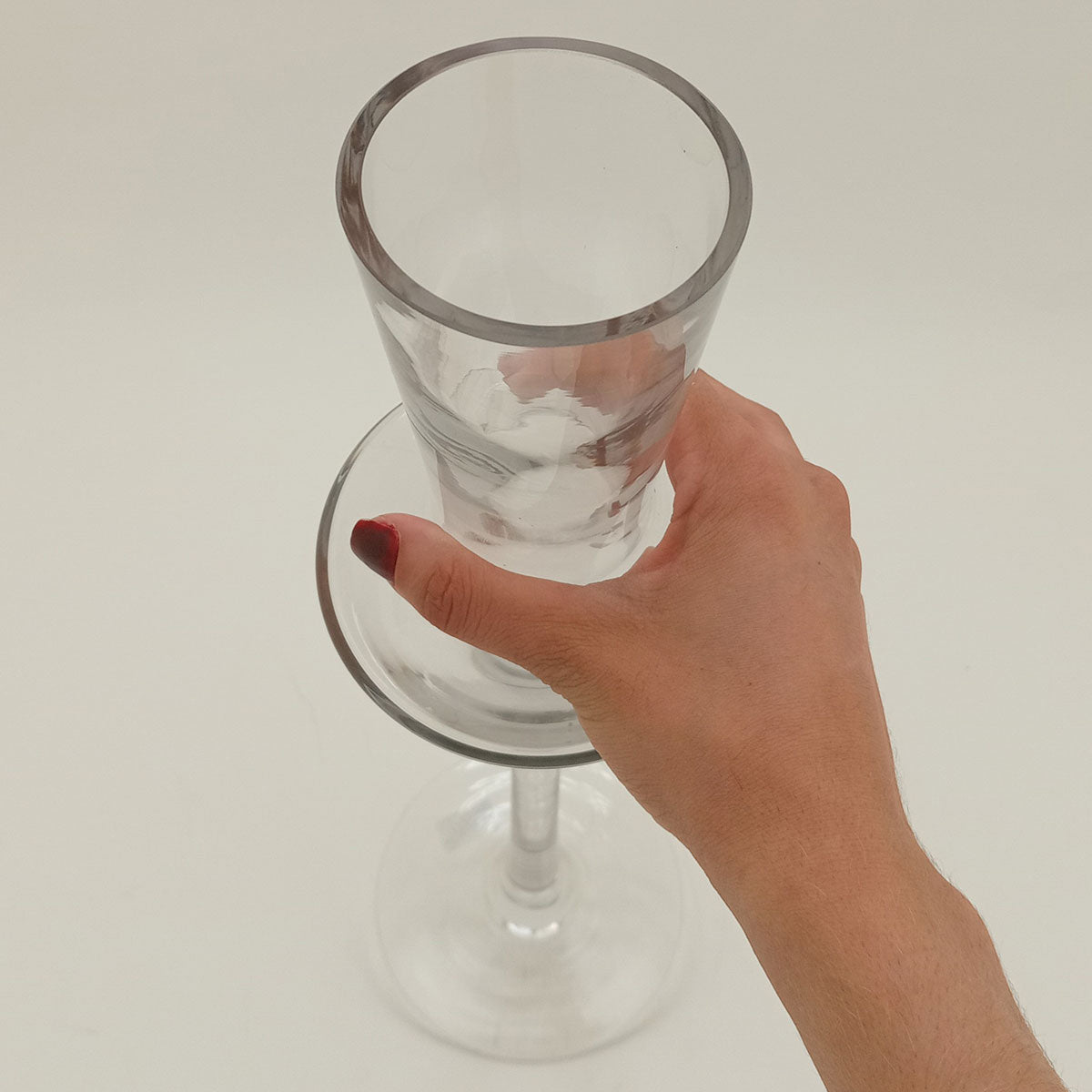 Vaso Vidro 45x12x12cm Transparente