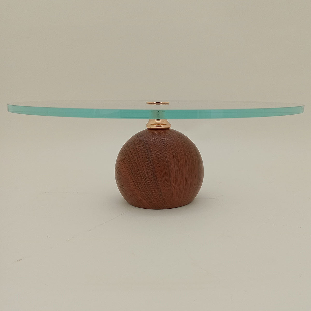 Prato para Doces em Vidro Transparente com Pé 13x35cm Elegante