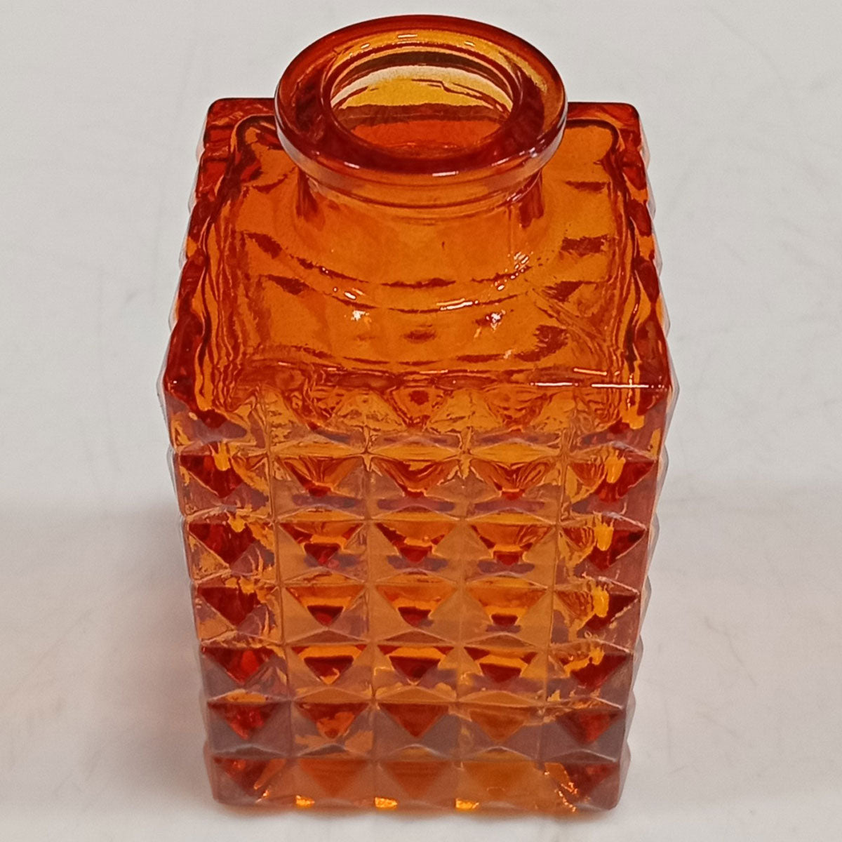 Vaso Garrafa em Vidro Âmbar Home&Co 9,2cm para Decoração