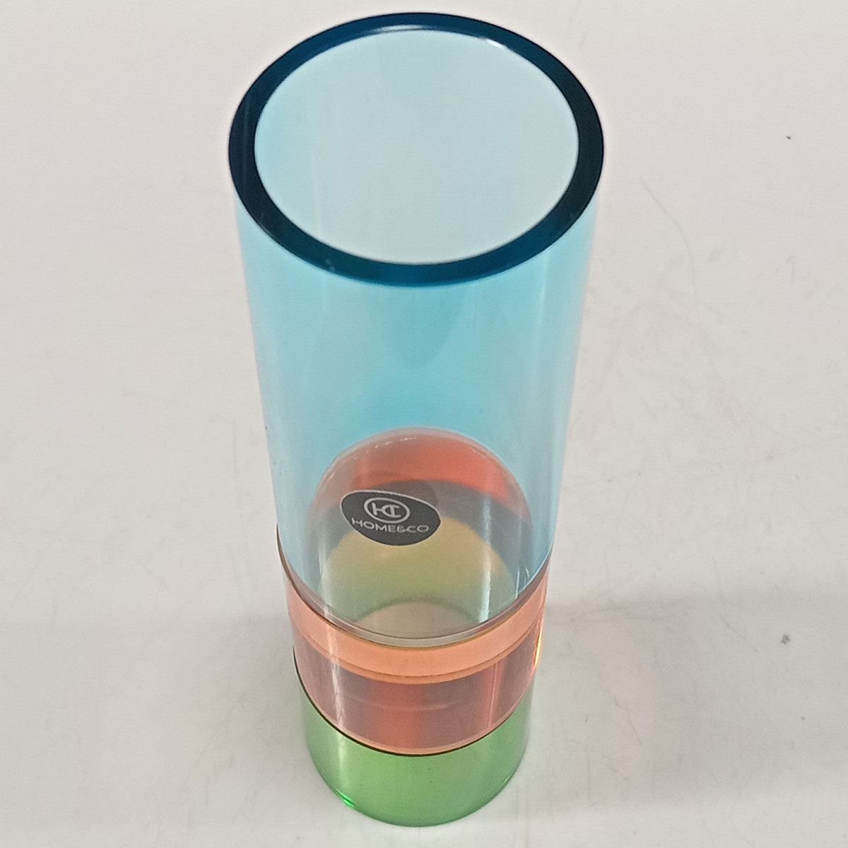 Vaso Decorativo Home&Co Eco Crystal Vidro Multicolorido 19x5x5cm