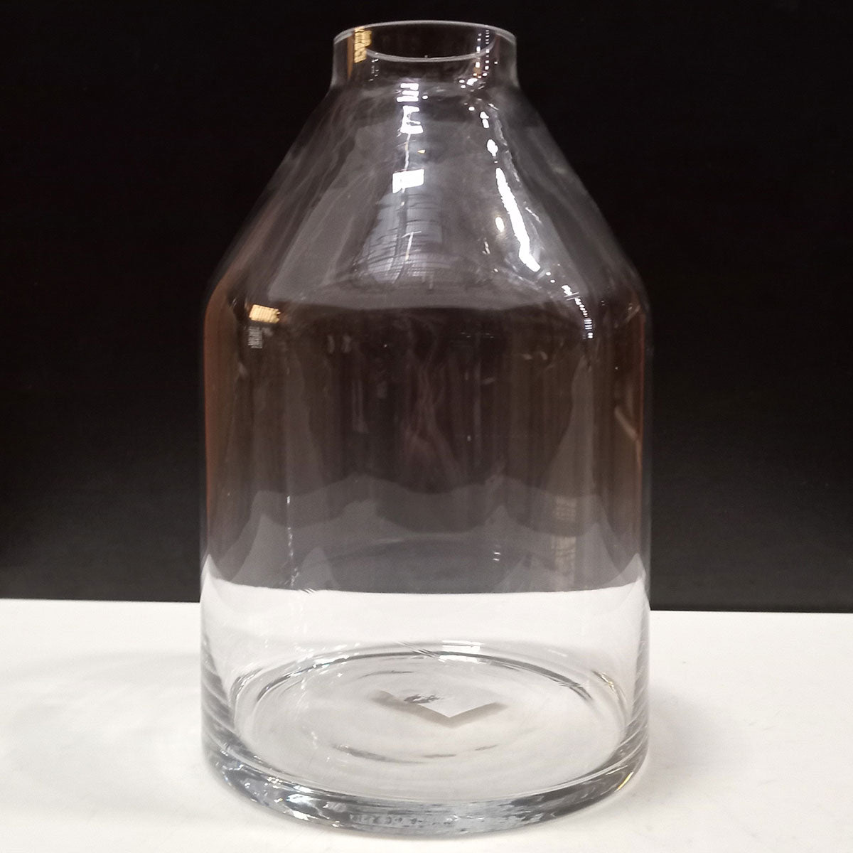 Vaso de Vidro Transparente Home&Co 23x15cm para Flores e Folhagens