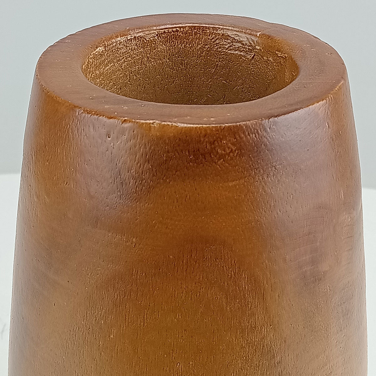 Vaso Decorativo em Madeira Natural Home&Co 24x14x14cm