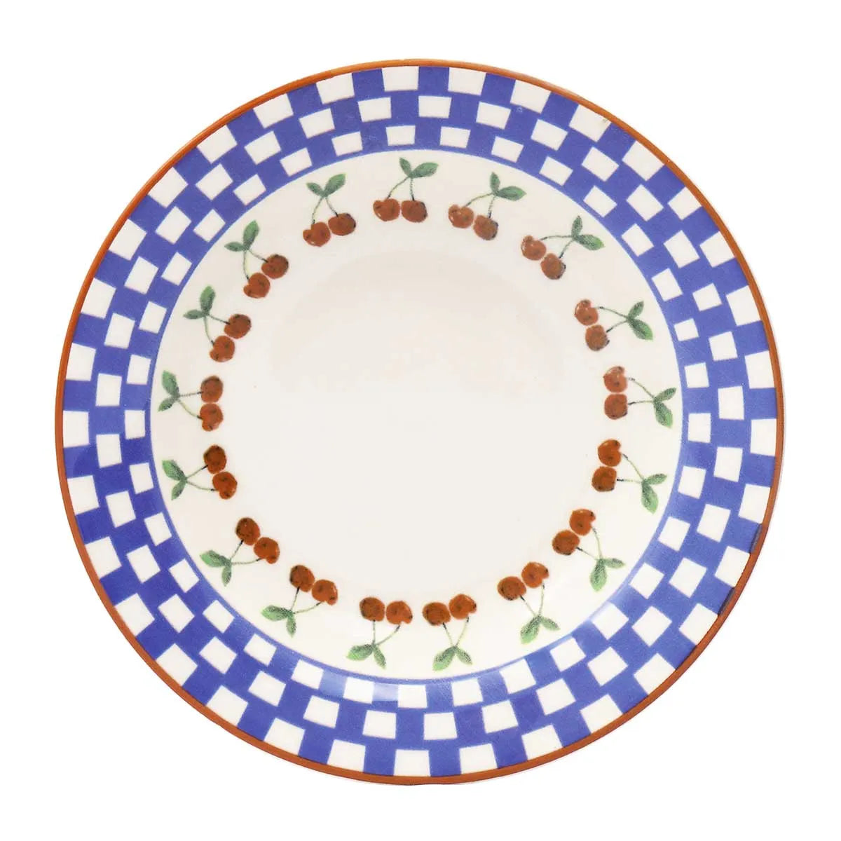 Aparelho de Jantar Chá 12 Peças Donna Jardim Cerejas Porcelana