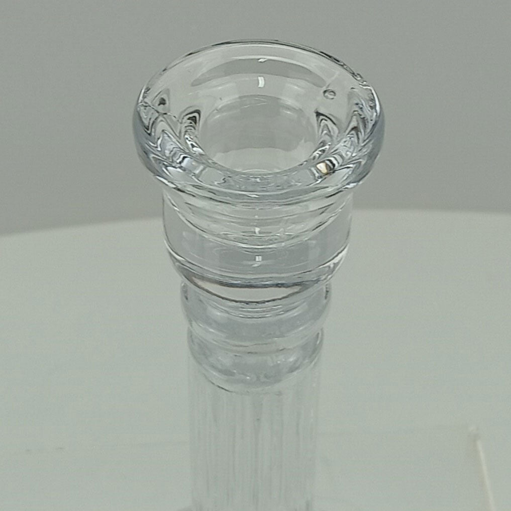 Castiçal Transparente Home&Co Eco Crystal 25cm Vidro 11x11cm