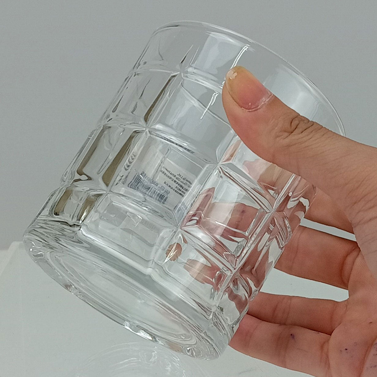 Conjunto de 6 Copos Baixos Home&Co Vidro Transparente 320ml 9x8cm