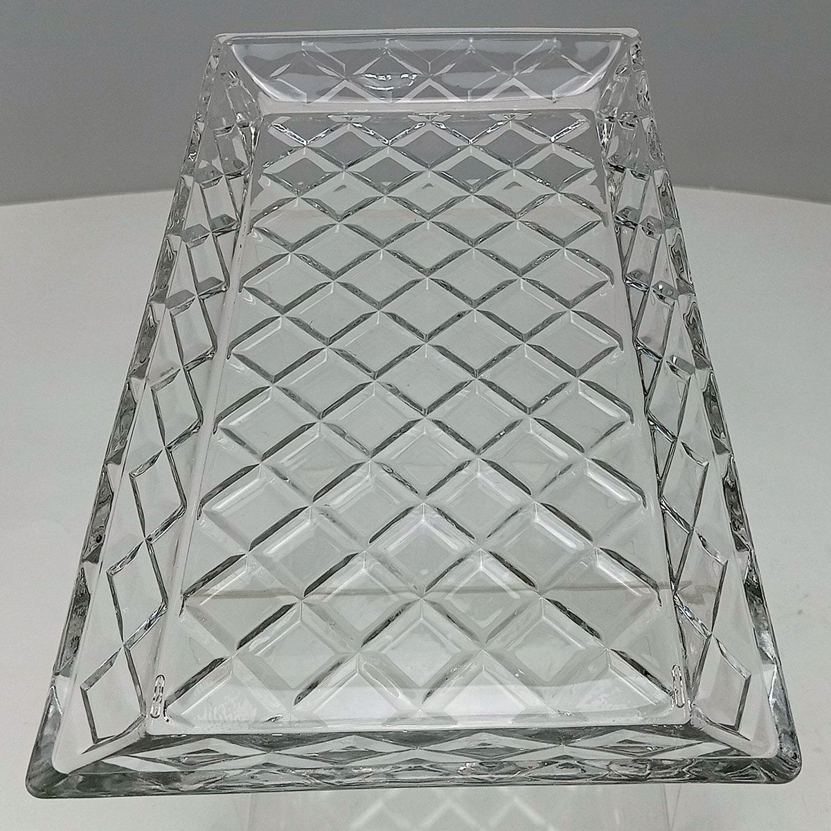 Prato de Bolo Retangular Home&Co Eco Crystal 32x17cm Transparente Vidro