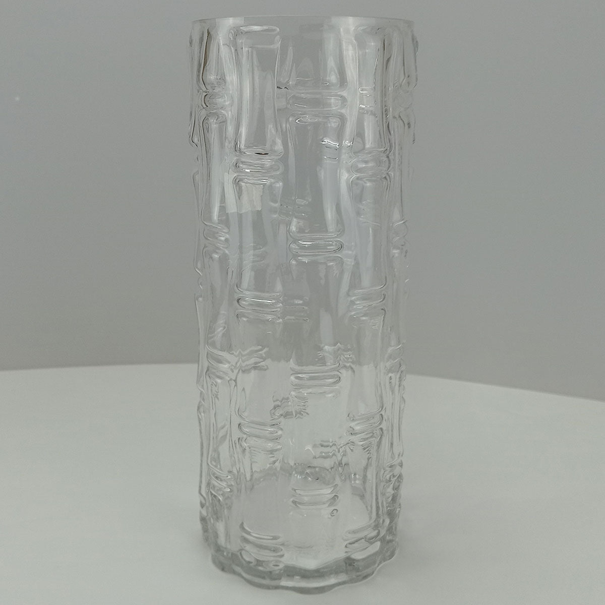 Vaso Cilindro Transparente Home&Co Vidro 35x15x15cm Decorativo