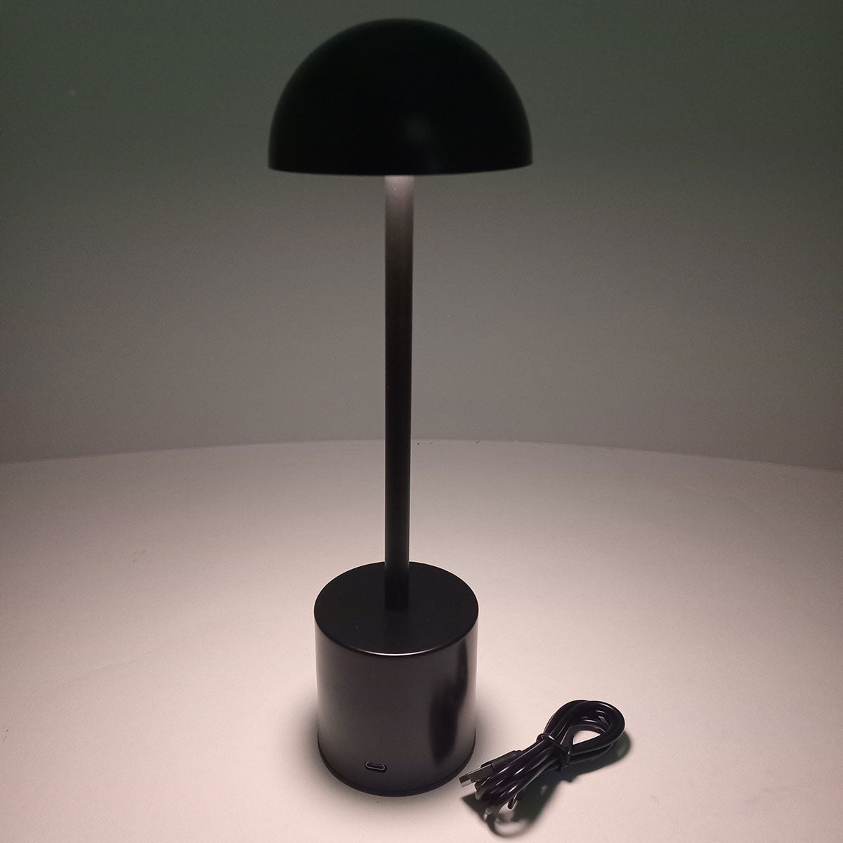 Luminária de Mesa LED USB Home&Co Metal Preto 31x10x10cm