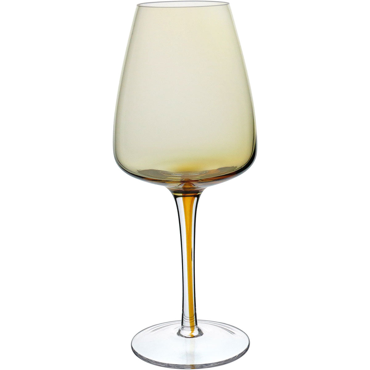 Conjunto 6 Taças Vinho Tinto Home&Co Vidro Transparente 380ml Filete Âmbar