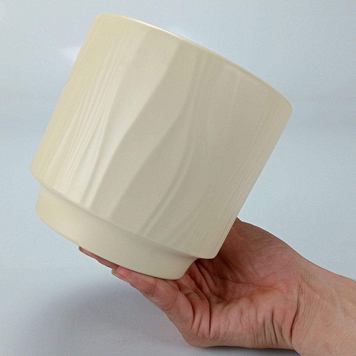 Cachepô Cerâmica Verde Home&Co 12x12cm para Plantas Decorativas