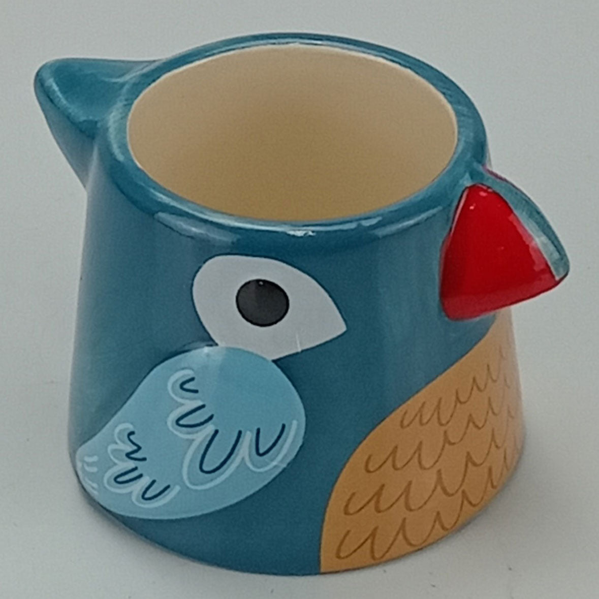 Cachepô Cerâmico Azul Home&Co 7x9x10cm para Plantas Decorativas