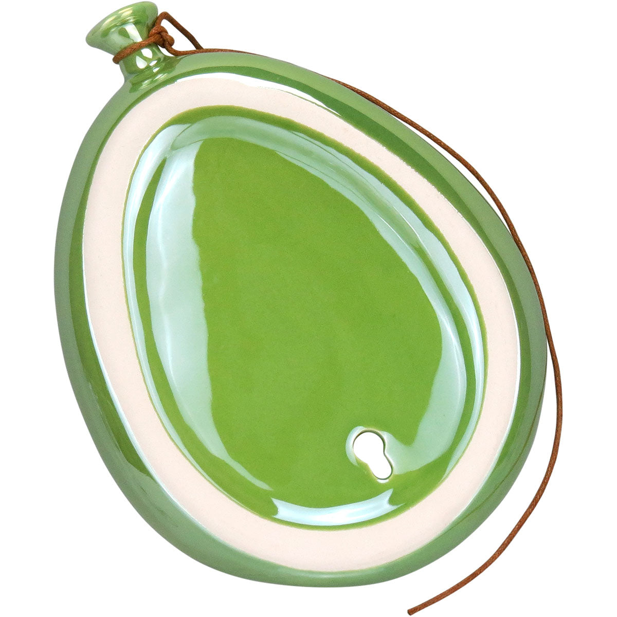 Vaso de Parede Cerâmico Balão Verde Home&Co 11x15x20cm