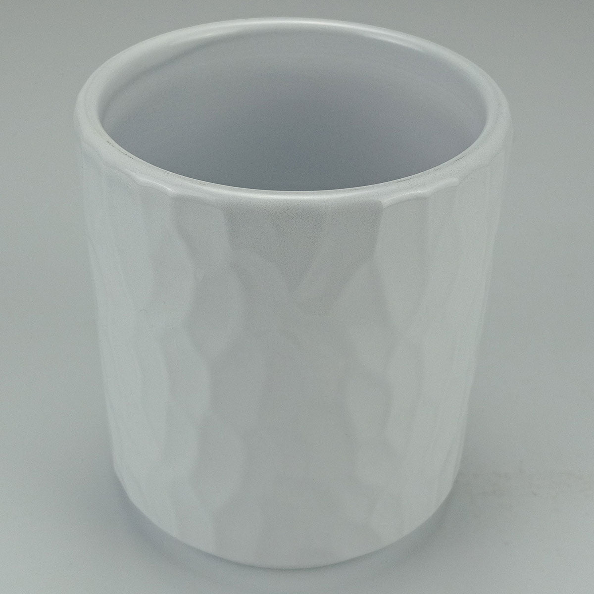 Cachepô Cerâmica Cinza Home&Co 13x11cm para Plantas Decorativas