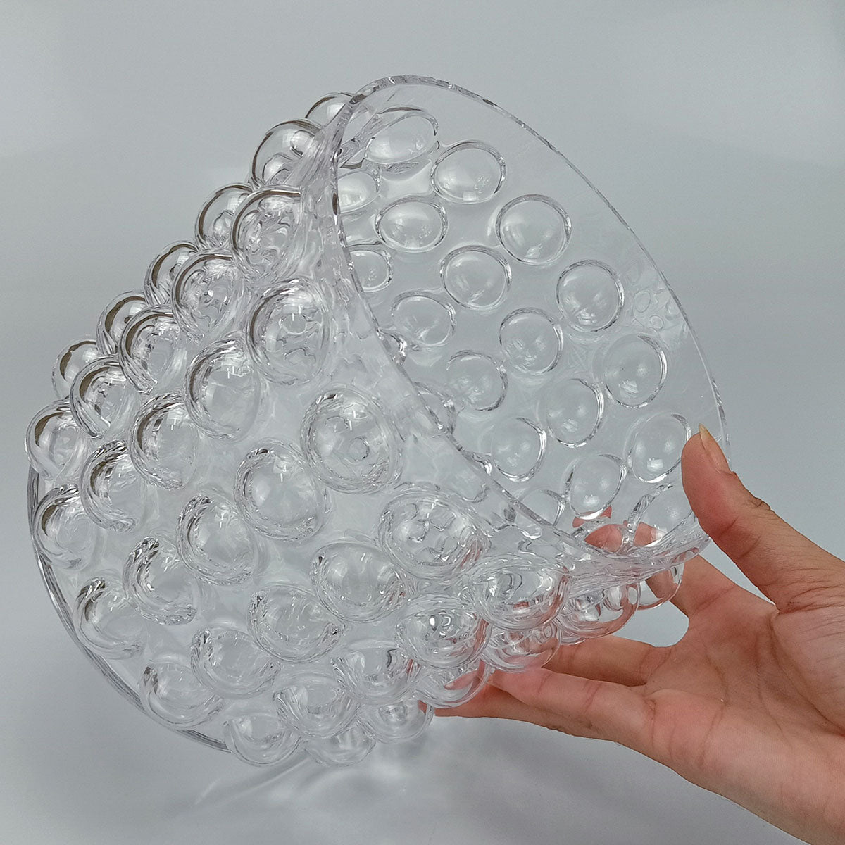 Vaso Redondo Home&co Vidro 17x17x17cm Transparente