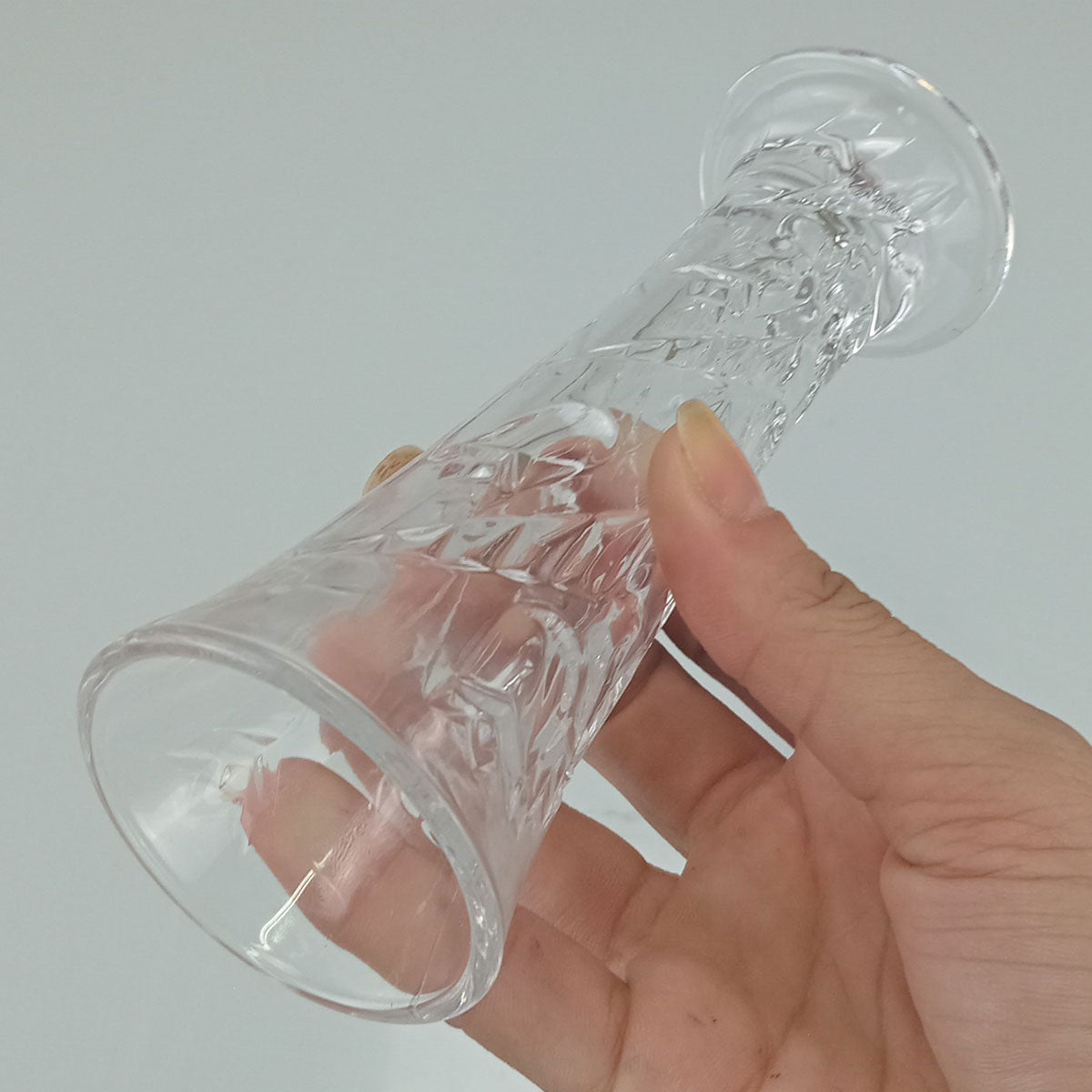 Vaso Floreiro Home&Co Vidro Transparente 14,8x5,4cm para Decoração