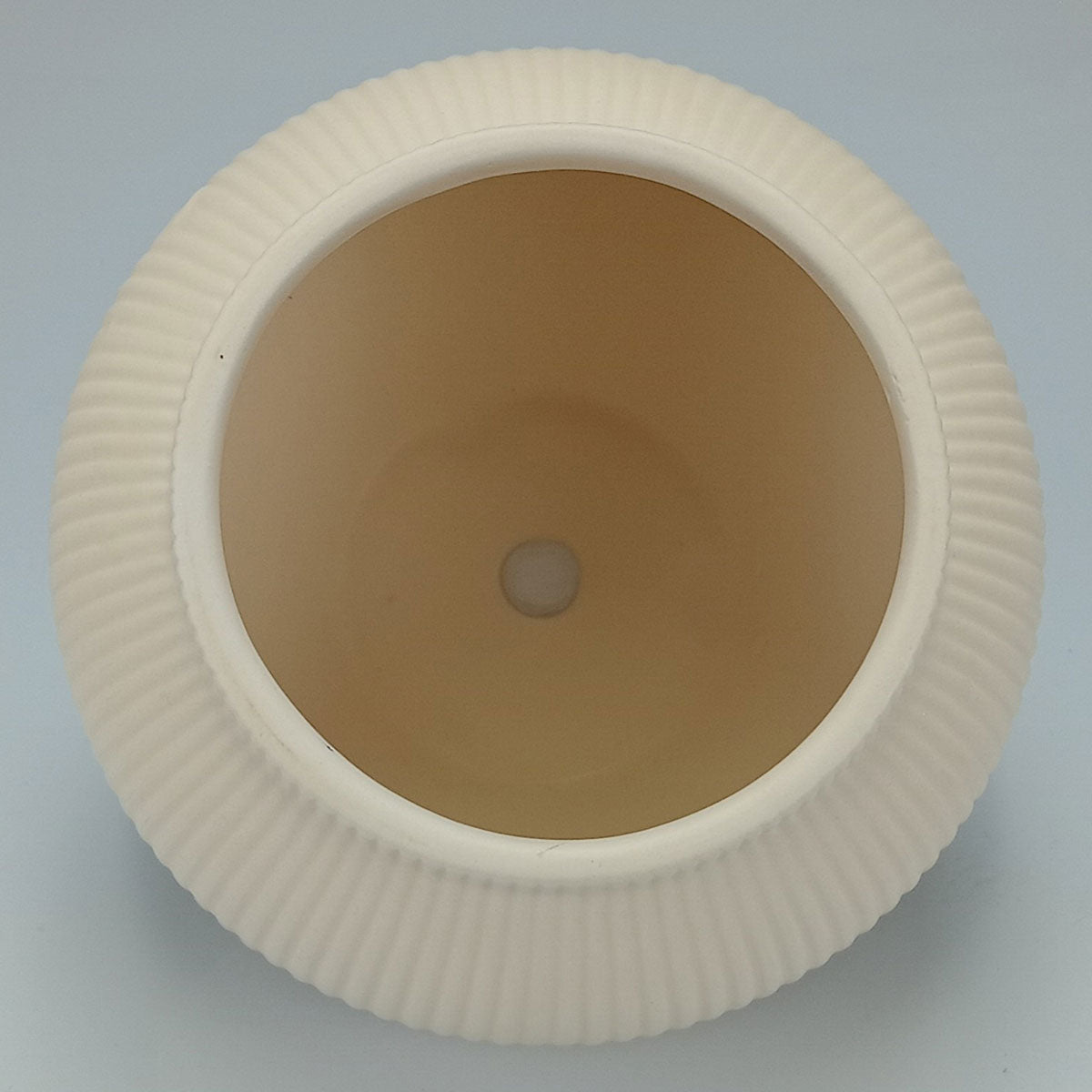 Cachepô Redondo Cerâmica Home&Co 12x15cm Bege para Plantas