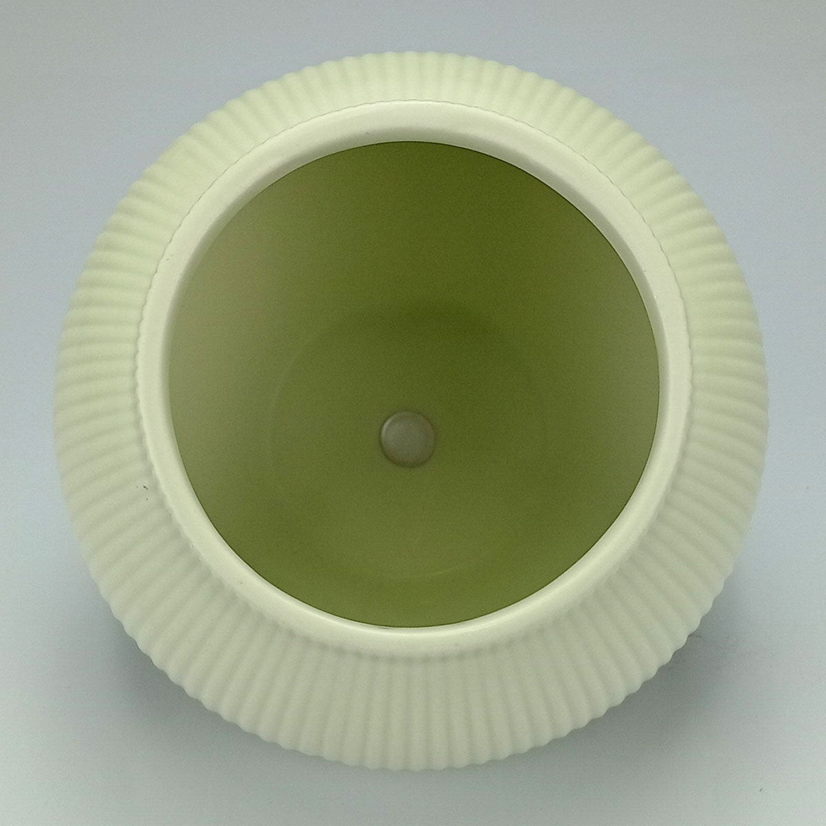 Cachepô Redondo Cerâmica Verde Home&Co 12x15cm Decorativo