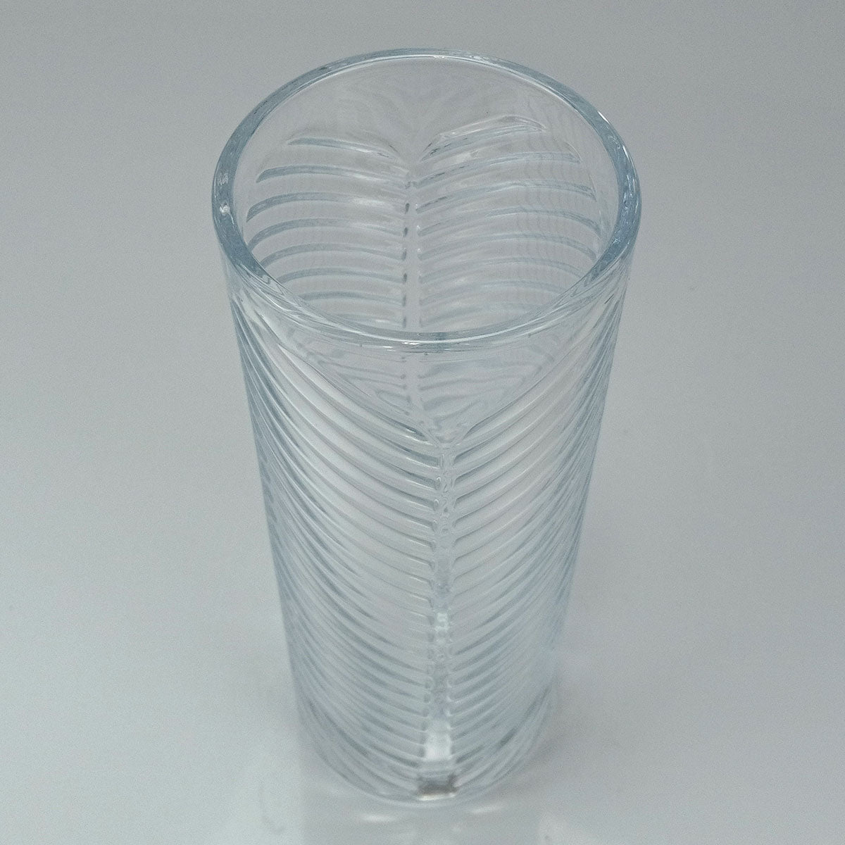 Vaso Redondo Home&co Vidro 24x10x10cm Transparente