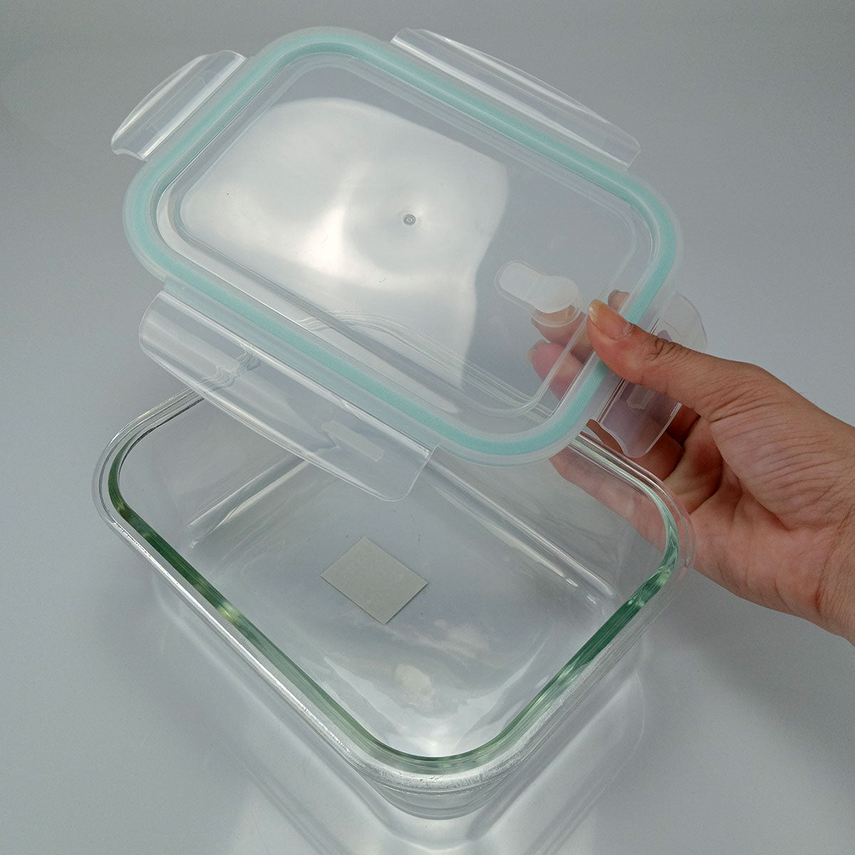 Pote Hermético de Vidro Temperado Home&Co 1L Transparente com Tampa