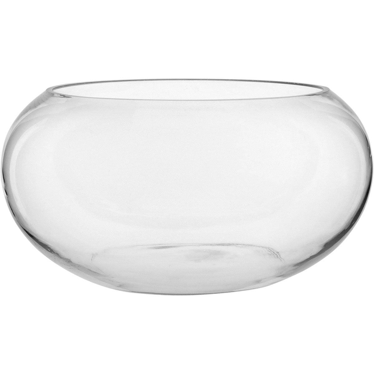 Vaso Redondo Home&co Vidro 20x40x40cm Transparente