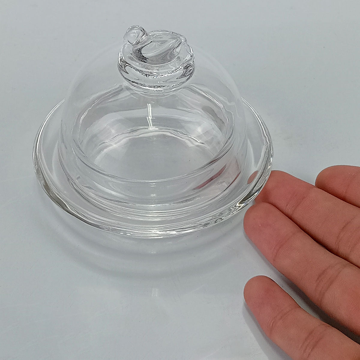 Manteigueira com Tampa de Vidro Home&Co 7x9cm Transparente