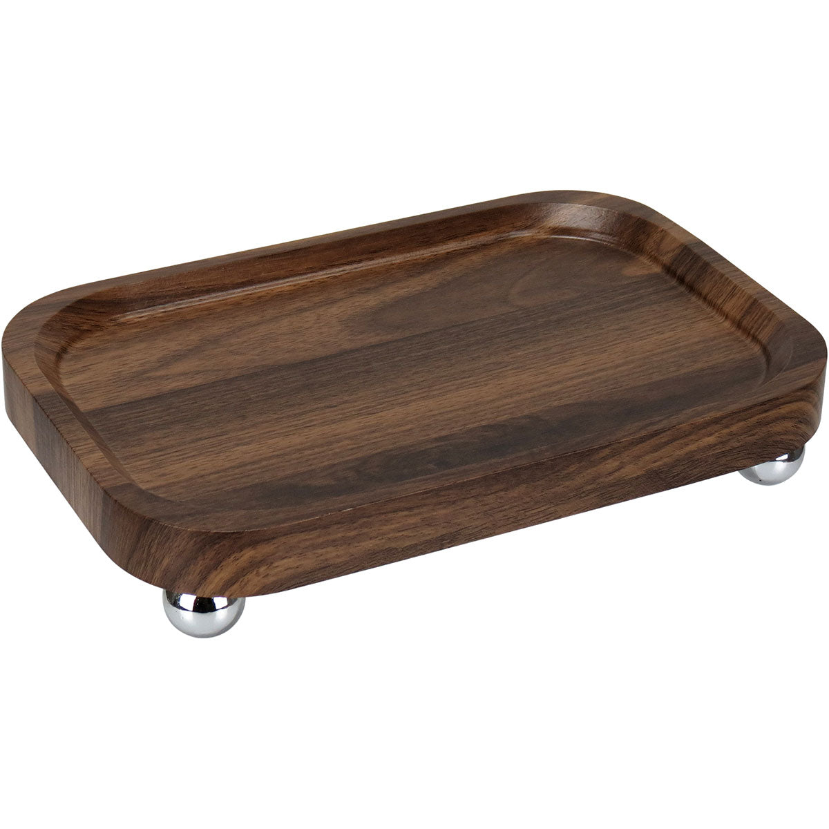 Bandeja Retangular MDF Natural Home&Co 35x25cm para Servir Bebidas e Petiscos