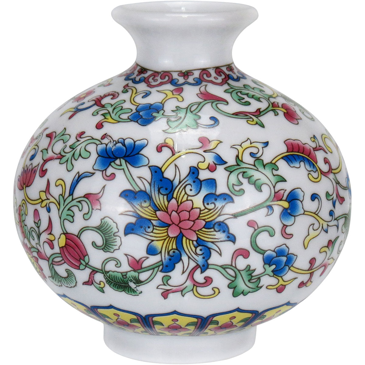 Vaso Redondo Home&co Cerâmica 9x9x9cm Color