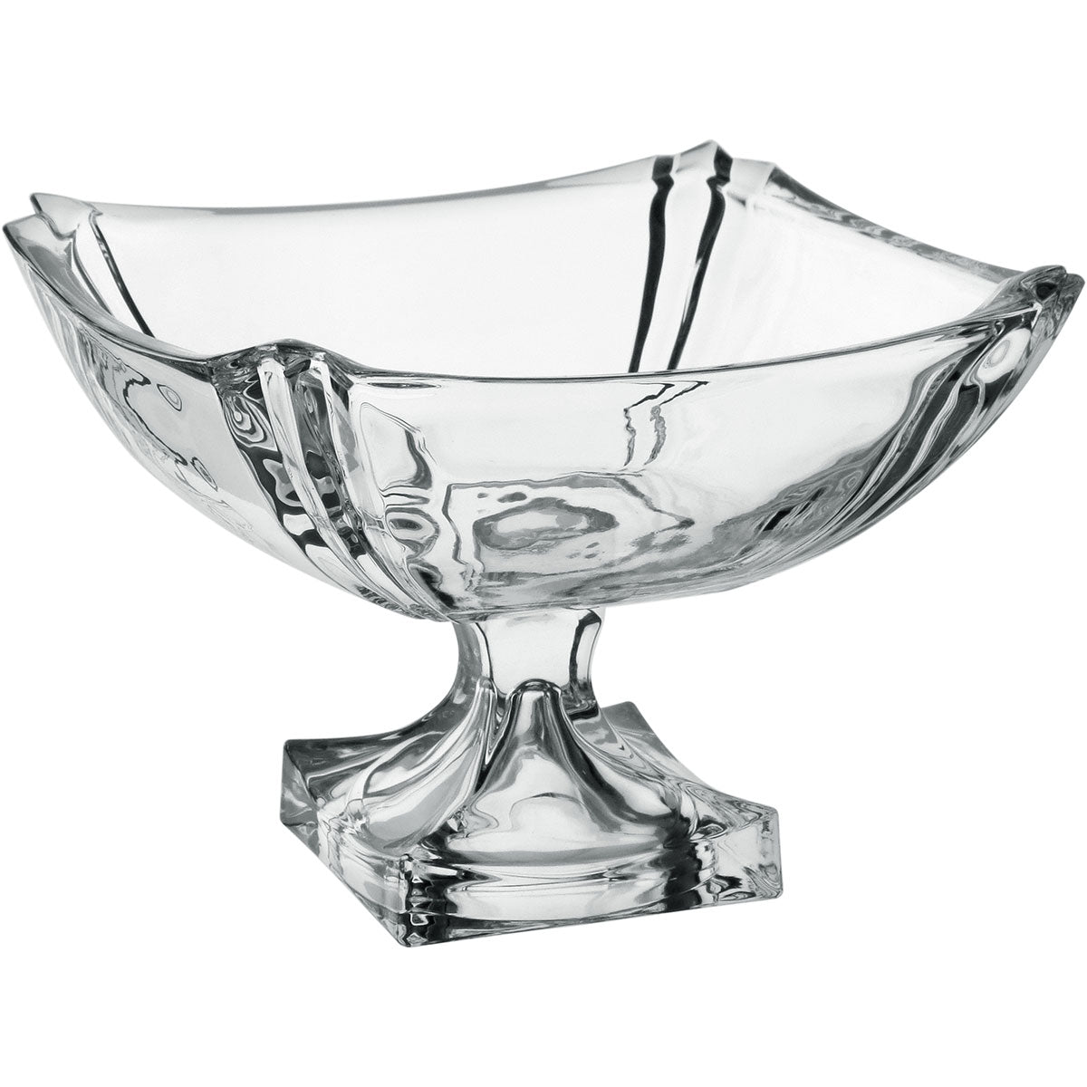 Centro de Mesa Decorativo Home&Co Transparente Vidro 19x26cm