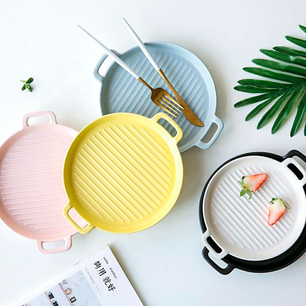 Travessa Cerâmica Redonda Verde 20cm Mai Home Gourmet