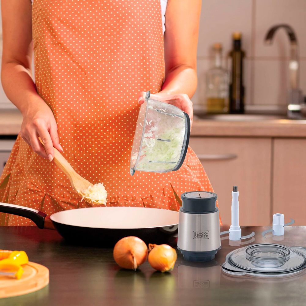 Processador de Alimentos Black+Decker Gourmand 800W 127V Cinza