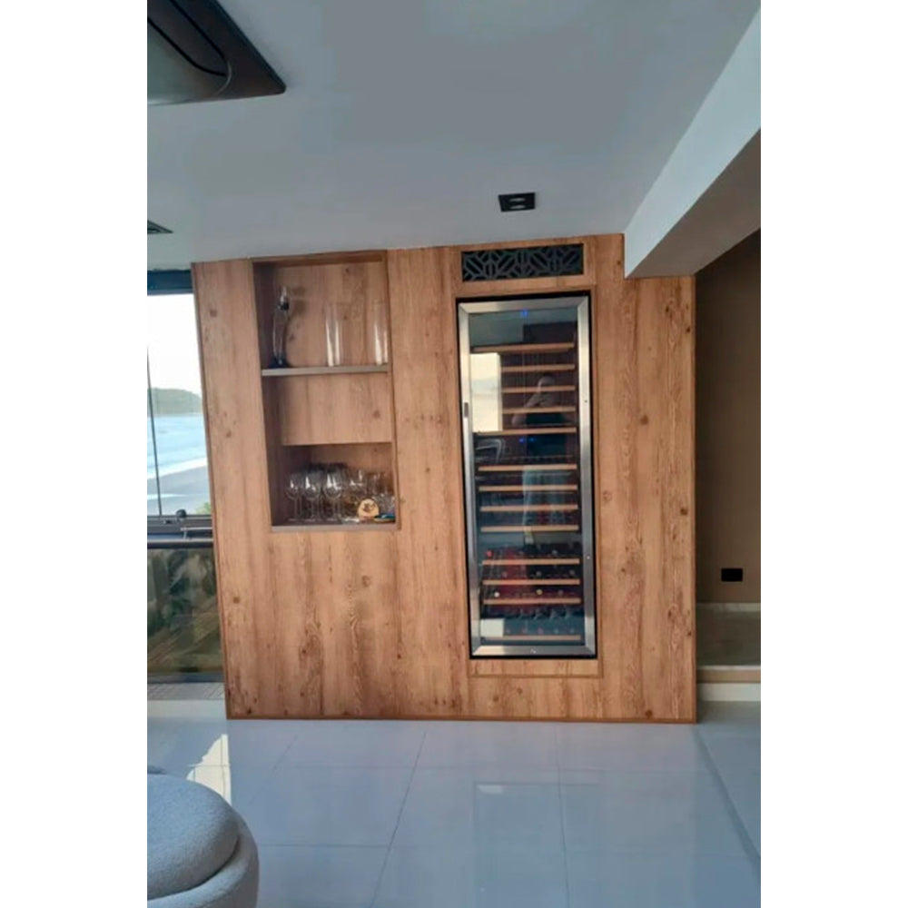 Adega de Vinhos Krauer 145 Garrafas Tripla Zona 127V