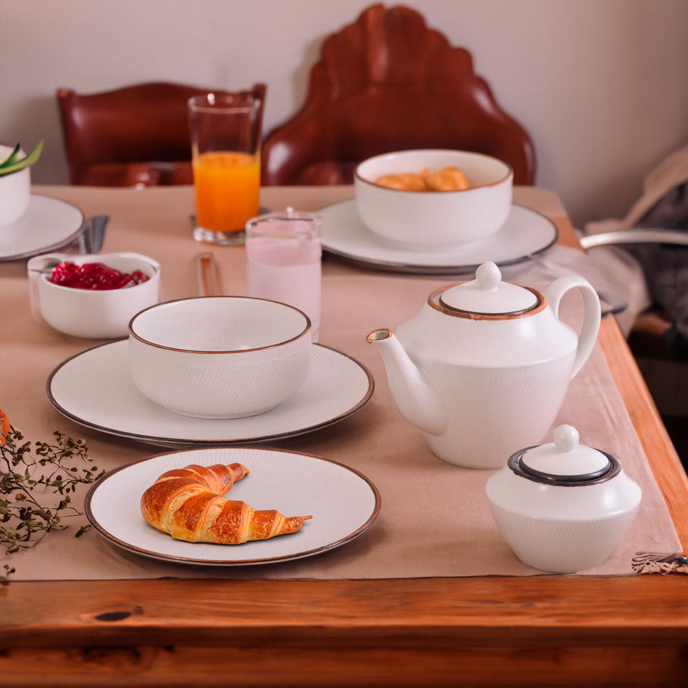 Açucareiro de Porcelana 300ml Talita Mai Home para Café e Chá