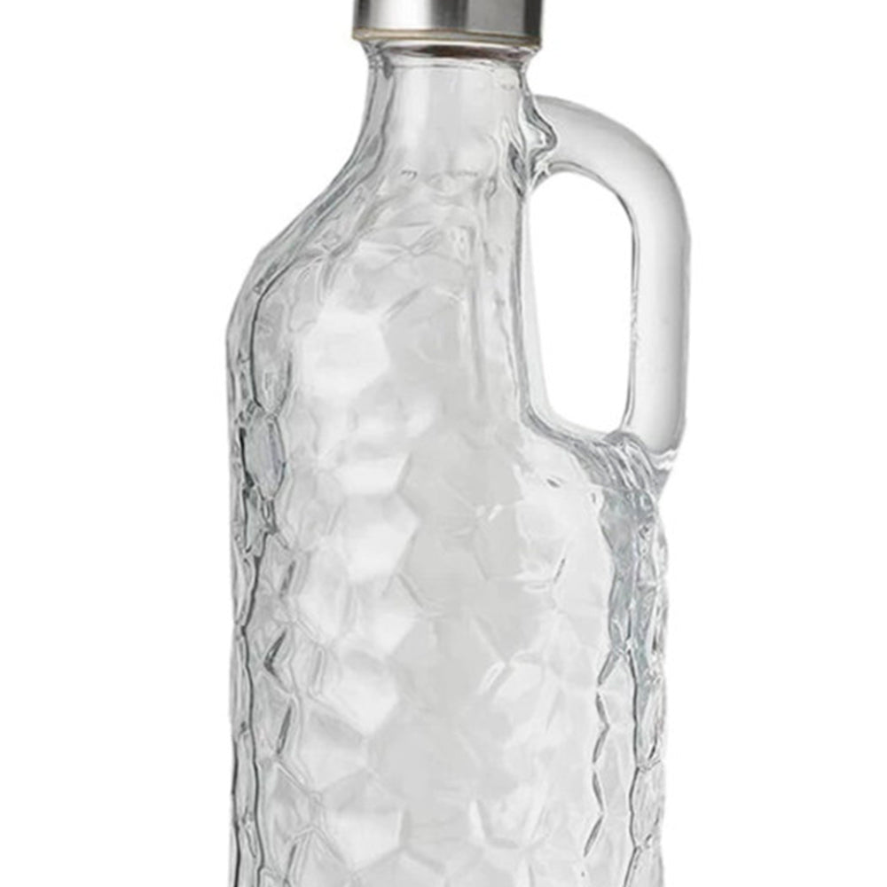 Garrafa de Vidro 1L Effect VD25049 com Alça e Tampa Inox
