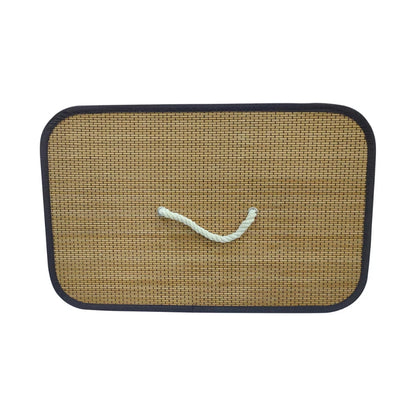 Cesto de Roupa com Tampa e Alça de Bambu Tuut Nature 40L
