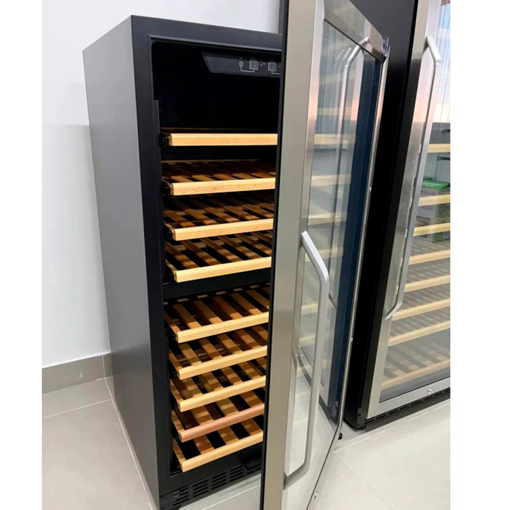 Adega Climatizada Krauer Dual Zone 68 Garrafas 220V com Compressor Silencioso e Vidro Duplo