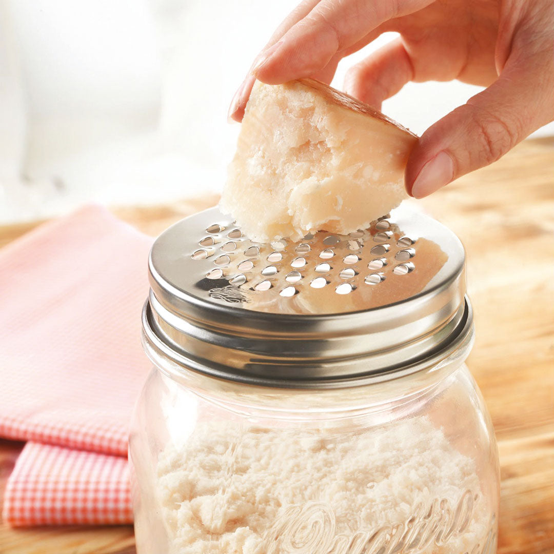 Queijeira Bormioli Rocco Qstagioni Vidro Transparente 250ml Inox 9x9cm