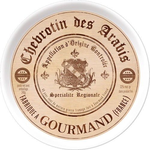 Bandeja Gourmet de Melamina Creative Tops 38x38cm Bege para Servir