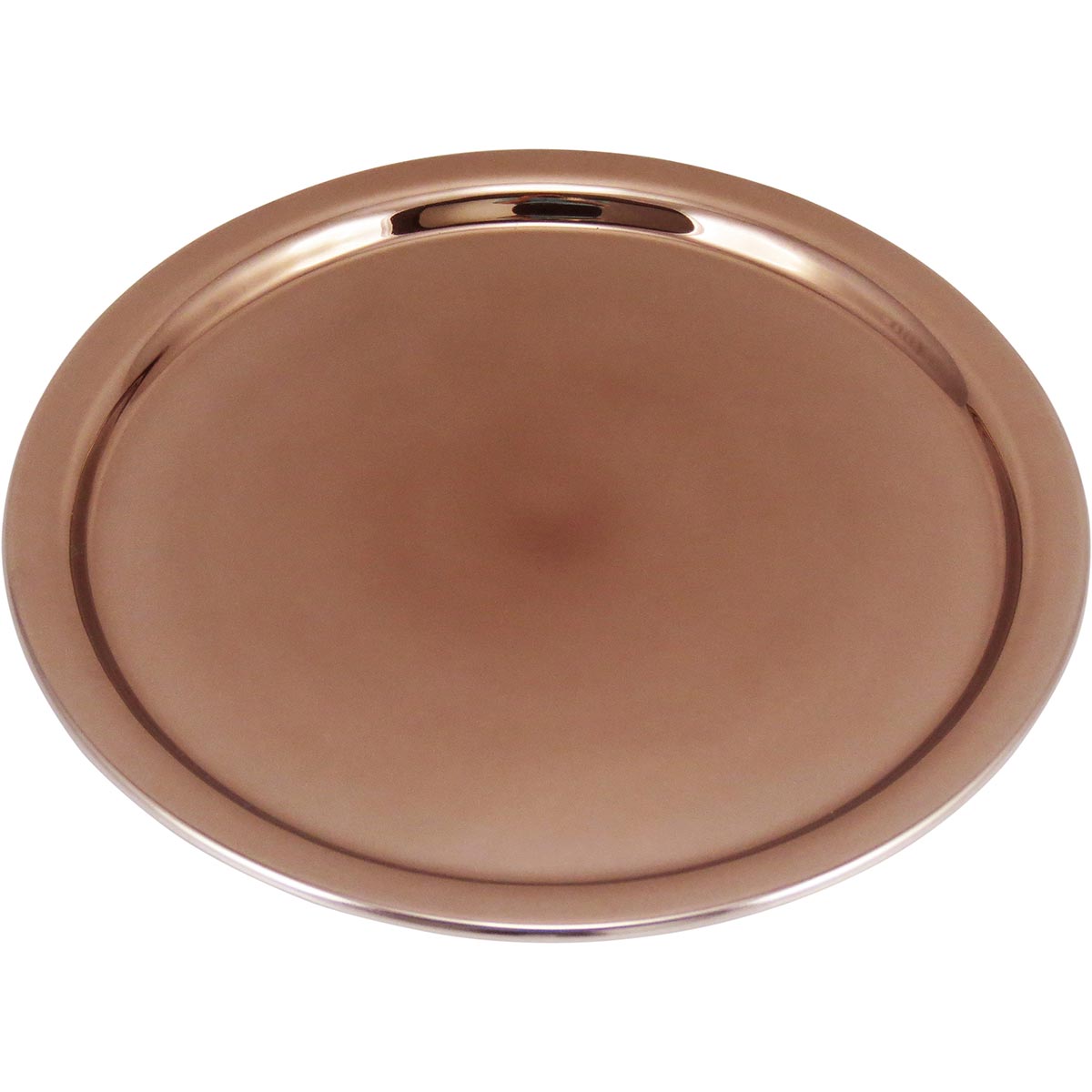 Bandeja de Vidro Melzi Cobre 26x26cm - Acessório Sofisticado para Servir