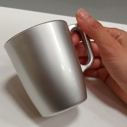 Caneca de Vidro Temperado Luminarc Flashy 250ml Prata 9x8cm