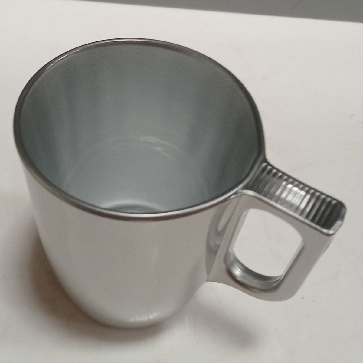 Caneca de Vidro Temperado Luminarc Flashy 250ml Prata 9x8cm