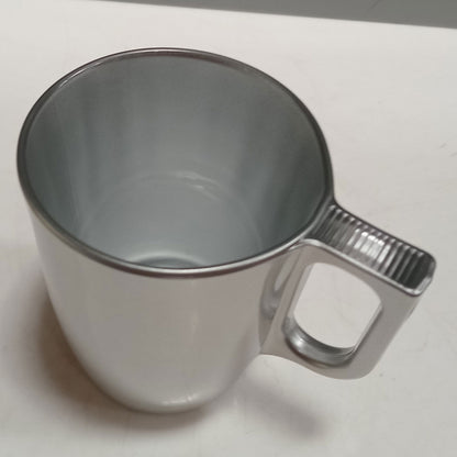 Caneca de Vidro Temperado Luminarc Flashy 250ml Prata 9x8cm