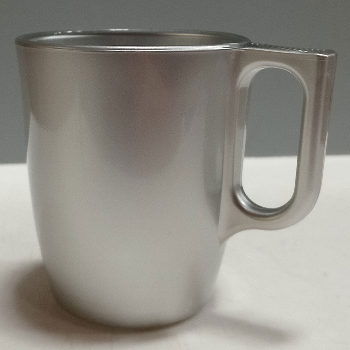 Caneca de Vidro Temperado Luminarc Flashy 250ml Prata 9x8cm