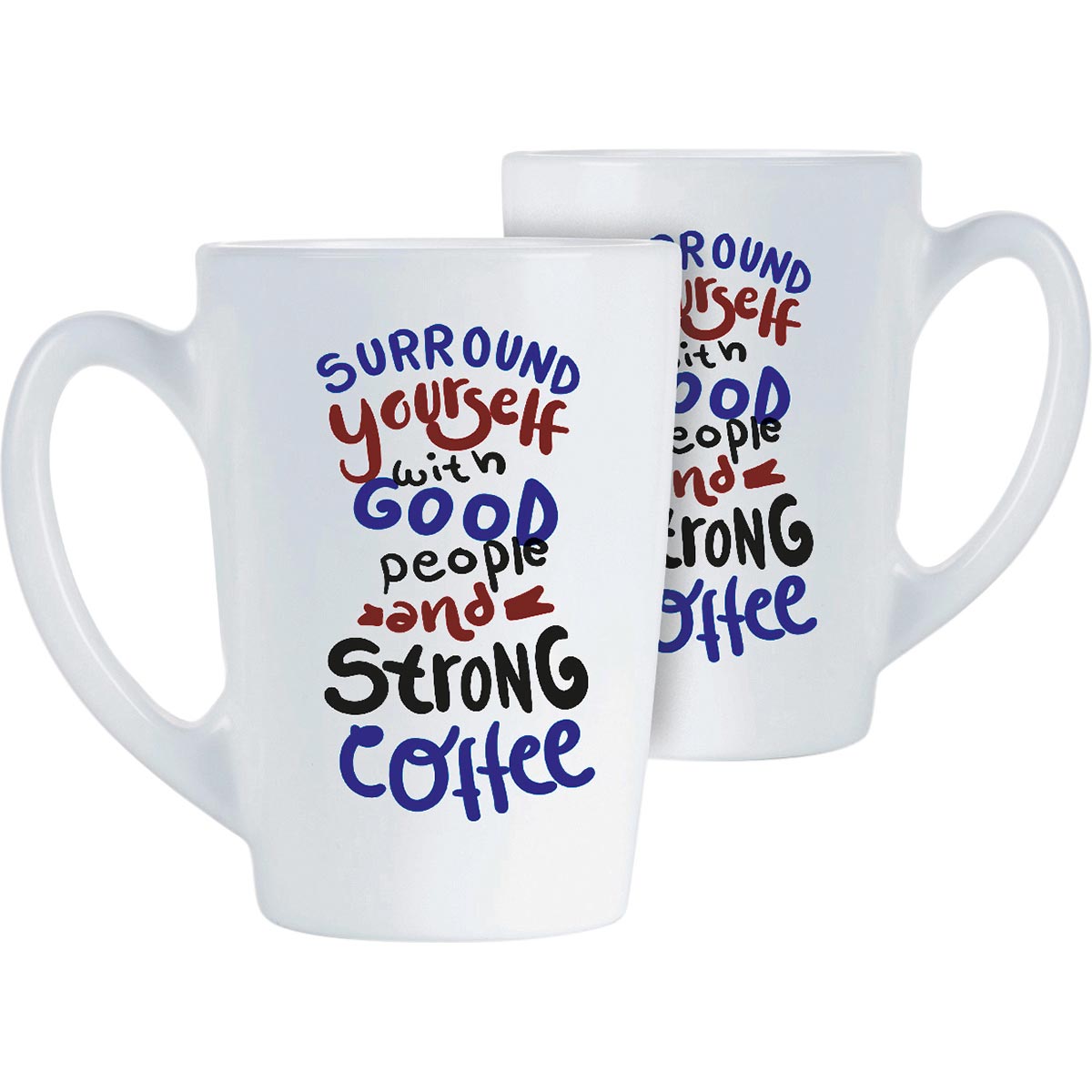 Caneca Luminarc New Morning Vidro Temperado 320ml Branca 11x11cm