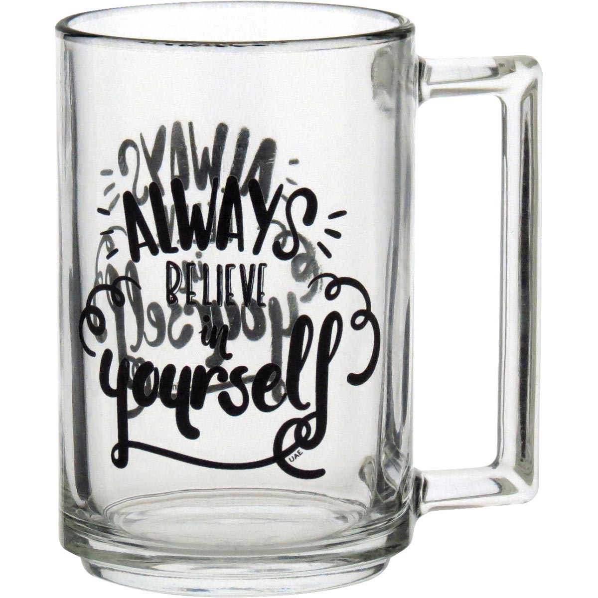 Caneca Luminarc A La Bonne Vidro Temperado 320ml Transparente 11cm