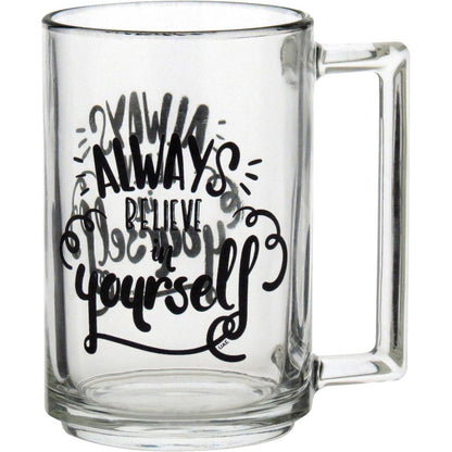 Caneca Luminarc A La Bonne Vidro Temperado 320ml Transparente 11cm